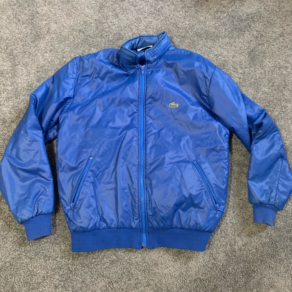 Vintage 80’s Lacoste Izod Bomber Jacket Medium